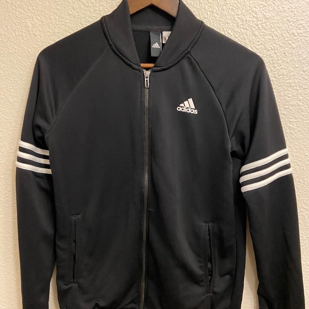 Black Adidas Athletic Jacket